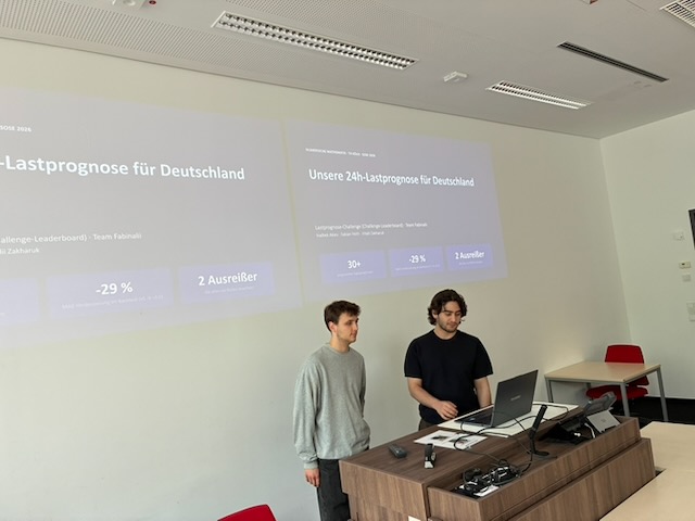 Duo präsentiert seine 24-Stunden-Lastprognose für Deutschland